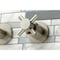 Kingston Brass KS8058DX Wall Mount Tub Faucet, Brushed Nickel KS8058DX - alternate 3